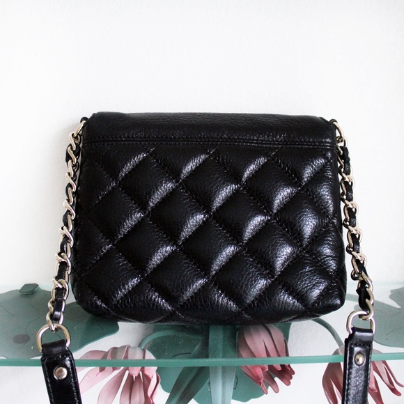 ✨Kate Spade - Black Quilted Leather Crossbody✨ - Picture 3 of 8